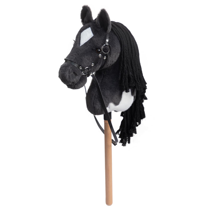 BEJOY Steckenpferd Spielzeug Pferd, Hobby Horse Holzpferd Plüschpferd zum Reiten für Kinder mit Half