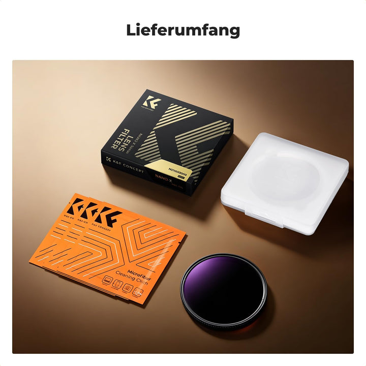 K&amp;F Concept Nano-X Serie 95mm ND1000000 Filter Fester ND Filter Graufilter für Himmelsereignisfotogr