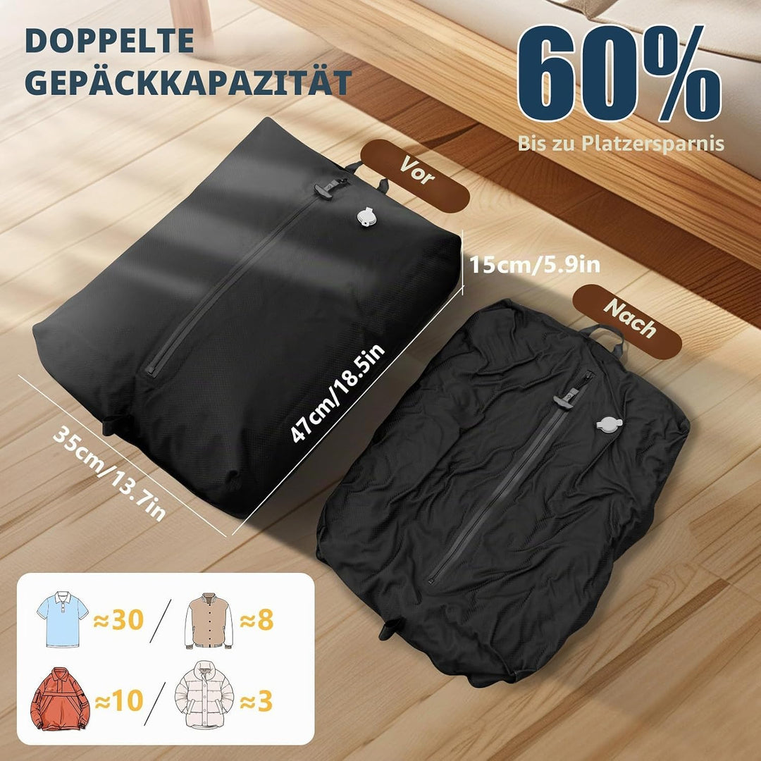 Dobaly Professionelle Vakuumsäcke für Reisen, IP67 Wiederverwendbare,Kompressionsbeutel für Koffer u