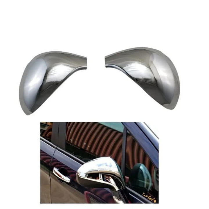 YANER Spiegelabdeckungen für Peugeot 207 308 2006-2014 Auto Modifikation Silber 2 Stück Set ABS glän
