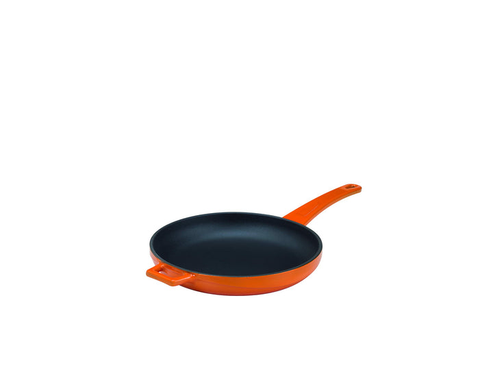 Pentole Agnelli SLOWCOOK Bratpfanne mit Griff aus Gusseisen 20 cm Arancione Arancione 20 cm, Arancio