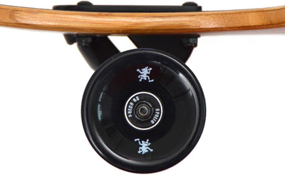 Apollo Longboard, Komplettboard mit High Speed ABEC Kugellagern, Drop Through, Freeride, Skaten, Cru