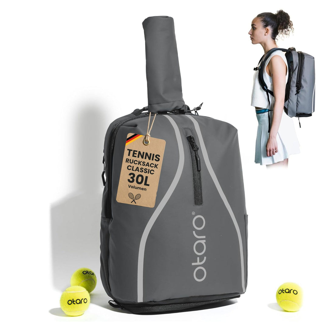 Otaro Premium Tennisrucksack (32L) Perfekt durchdacht mit frischem Look – Tennistasche für Damen, He