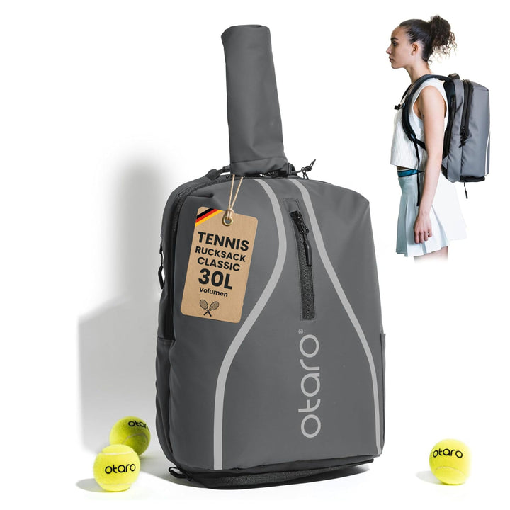 Otaro Premium Tennisrucksack (32L) Perfekt durchdacht mit frischem Look – Tennistasche für Damen, He