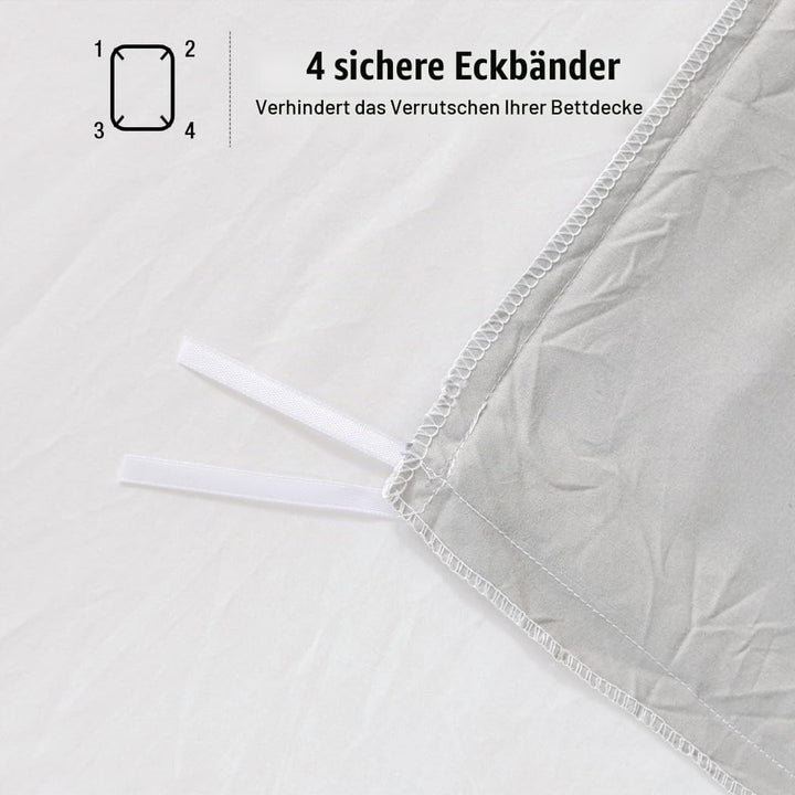 Lekesky Bohemian Bettwäsche 220x200 cm 3 Teilig - Bettbezug mit Reissverschluss und 2 Kissenbezug 80
