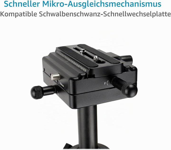 FLYCAM Redking Quick Balancing Videokamera-Stabilisator mit Dovetail schnelle freigeben | Aluminium