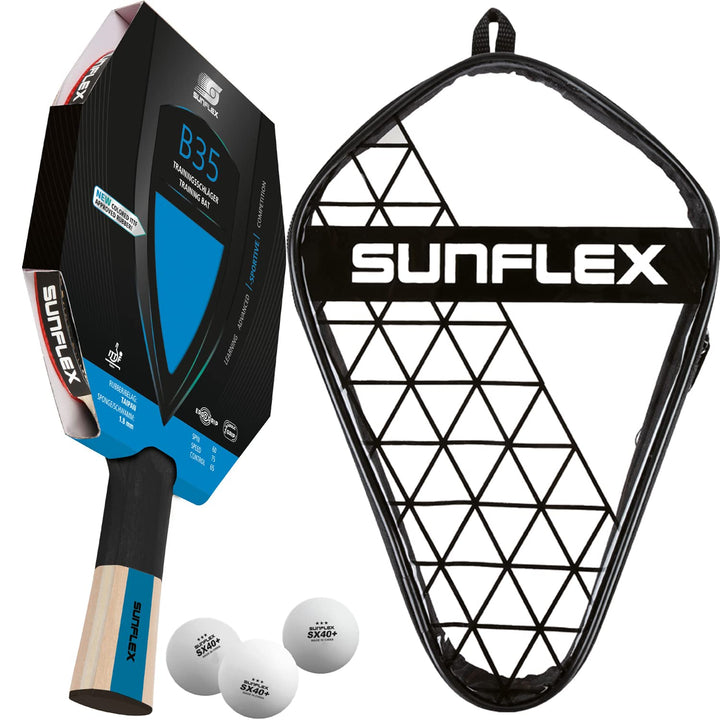 Sunflex® Color COMP B35 Tischtennisschläger | Tischtennis Racket Bat TT Hobby Trainingsschläger | ko
