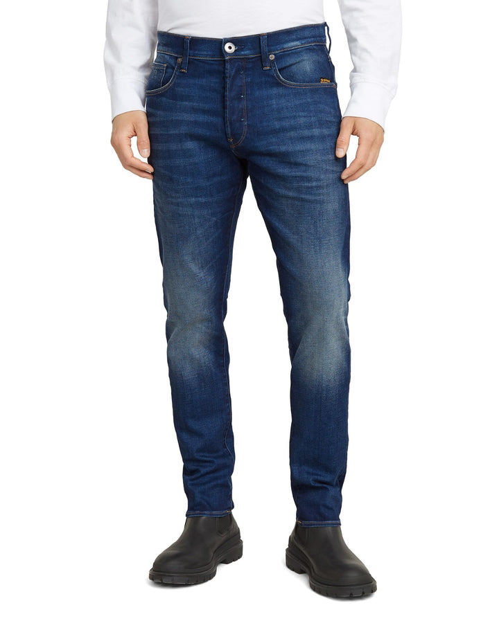 G-STAR RAW Herren 3301 Slim Jeans 26W / 30L Blau (Worker Blue Faded 51001-a088-a888), 26W / 30L Blau