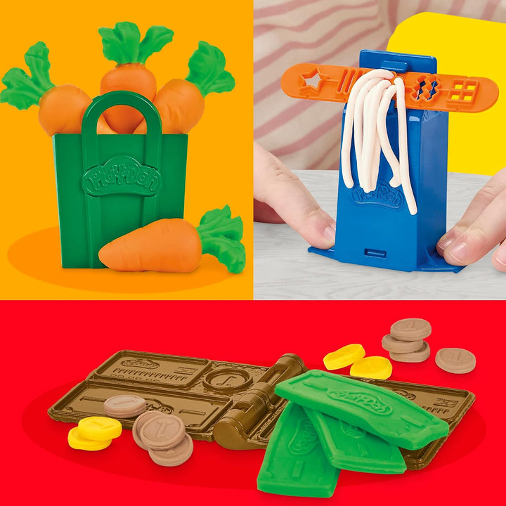 Play-Doh Supermarkt-Kasse, 23 Accessoires, für Kinder zum Kneten &amp; Spielen, ab 3 Jahren Caisse enreg
