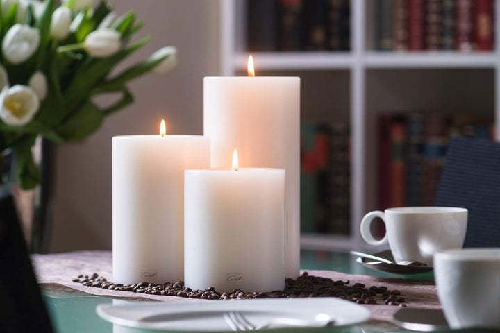 Qult Farluce Trend • Teelichthalter in Kerzenform • Kerze • Kunststoffkerze in Kerzenoptik • Teelich