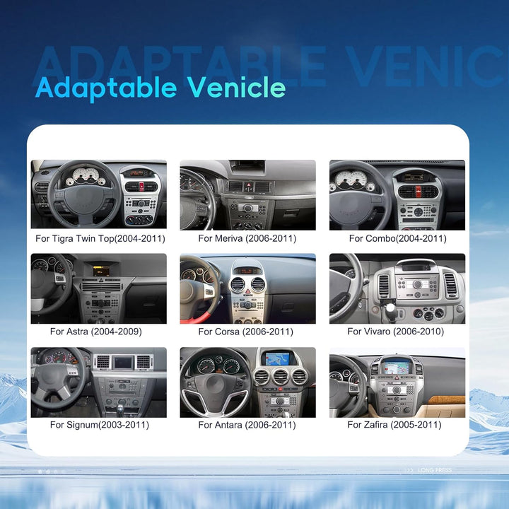 Rimoody 4G+128G Android Autoradio für Opel Astra Antara Vectra Corsa Zafira Meriva Vivara Vivaro, 7