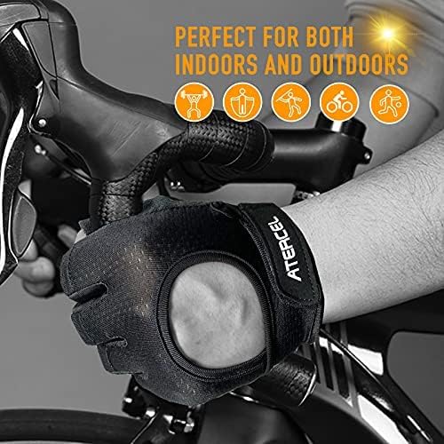ATERCEL Fitness Handschuhe für Radfahren, Training, Fitness, Atmungsaktive Fahrradhandschuhe Herren