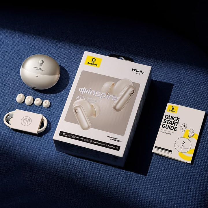 Baseus Inspire XP1 In-Ear Kopfhörer Bluetooth, Sound by Bose, Earbuds mit -50 dB Adaptive Geräuschun