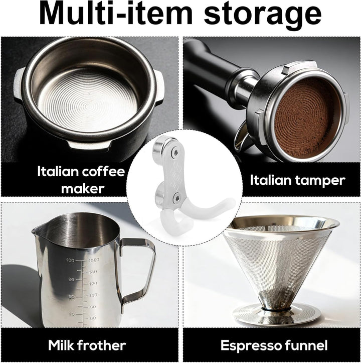 2 Stück Magnetischer Siebträger Halter, Siebträger Zubehör für Ninja Luxe Cafe Breville Maschinen, E