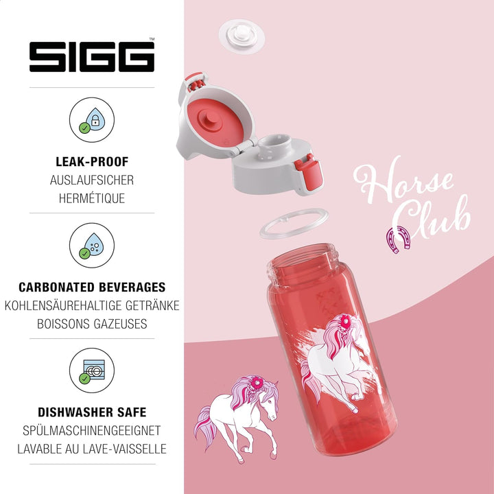 SIGG - Trinkflasche Kinder - Viva One - Kohlensäure Geeignet - Auslaufsicher - Spülmaschinenfest - B