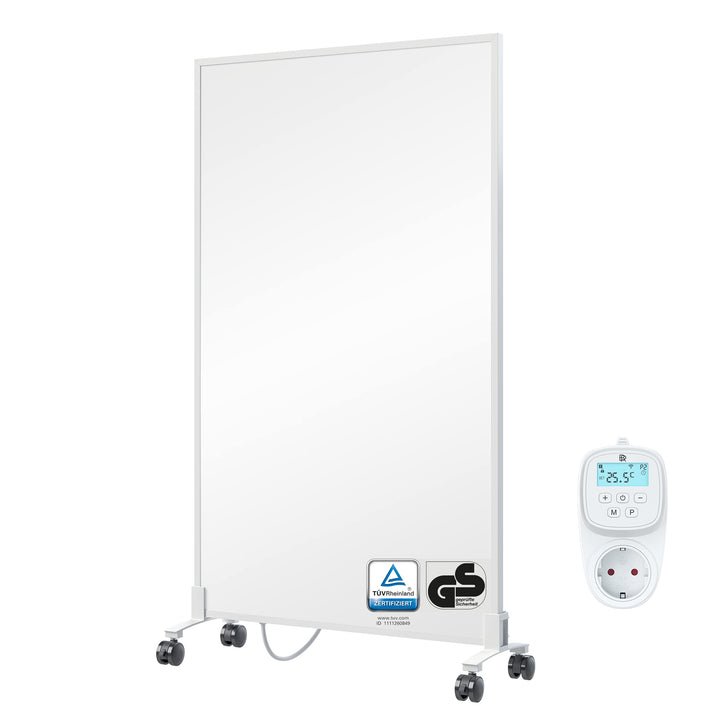 BR Bringer Infrarotheizung Standgerät - 800 Watt - Energiesparend - Mobile Elektroheizung mit Standf