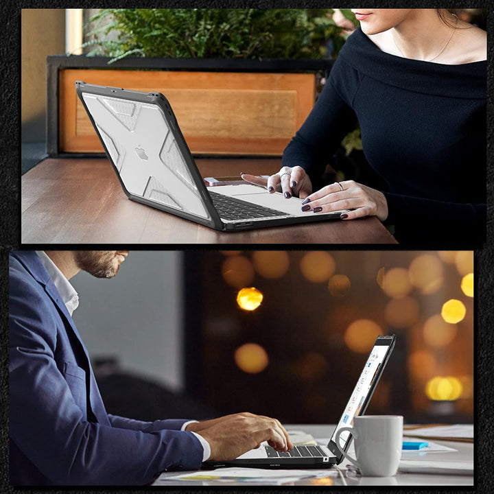 Fintie Hülle kompatibel mit MacBook Air 13 (2018-2020 Version) A2337(M1)/A2179/A1932, Ganzkörper-Rug