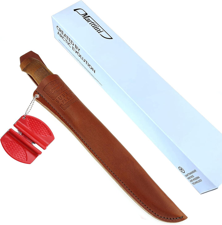 Marttiini Classic Superflex Filetier-Messer 30,6cm + Geschenkverpackung + RTX Messer-Schärfer/Fillet
