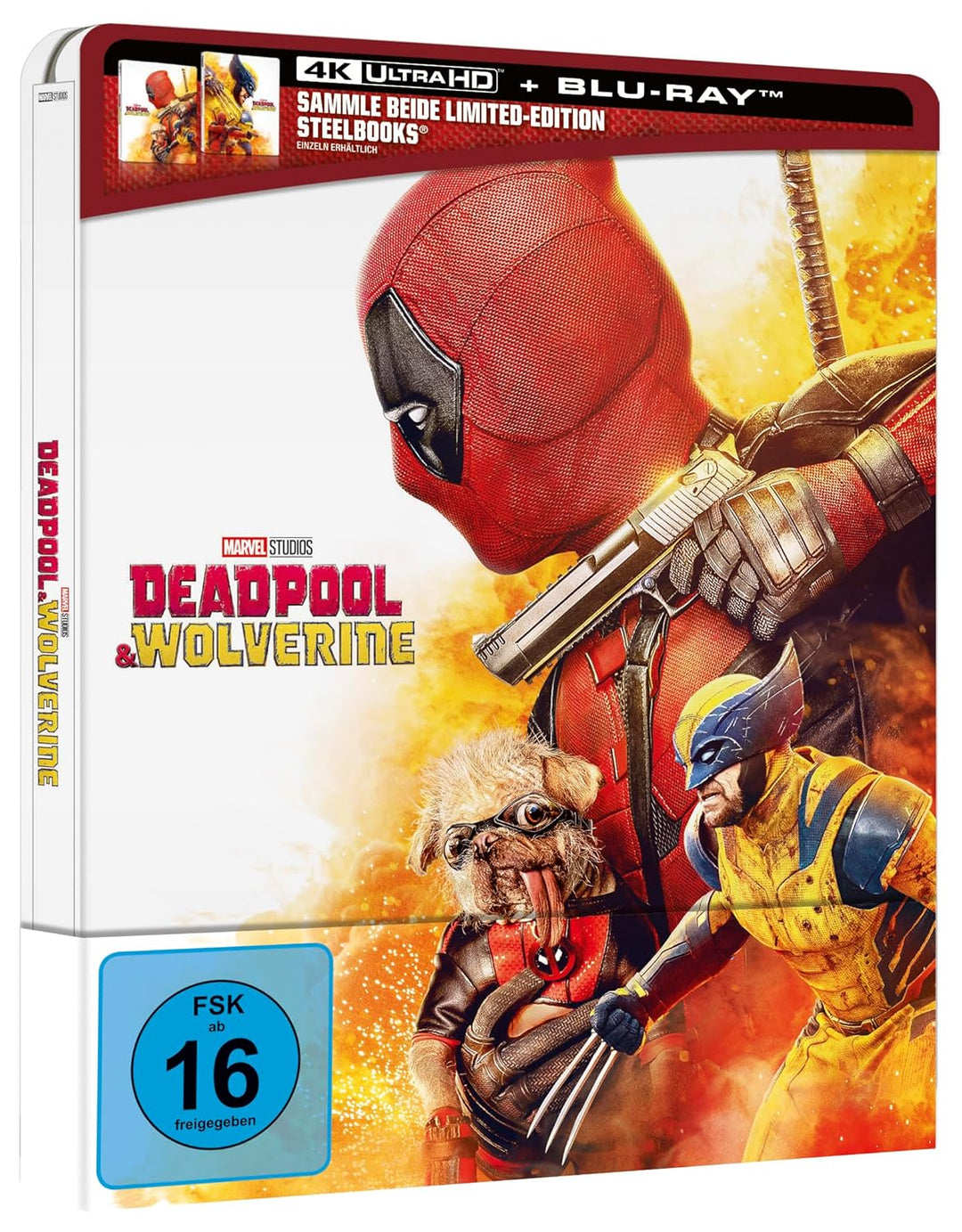 Deadpool & Wolverine – Limitiertes Steelbook „Deadpool“ (4K Ultra HD) (+ Blu-ray), 4K