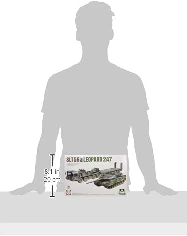 TAKOM Franziska TAK5011 1/72 SLT56 & Leopard 2A7 Plastic Model KIT, Transparent, 1:72