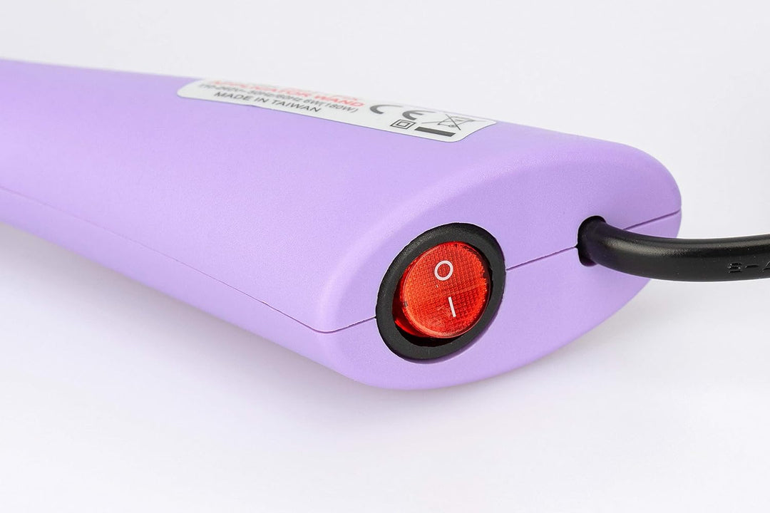 Hot Fix Applikator 7 Aufsätze + Mini-Bügelaufsatz (violett)