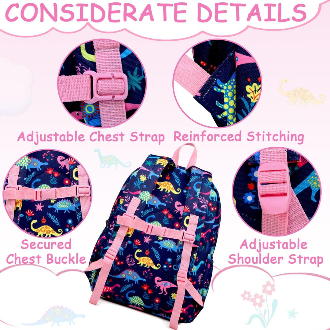 VASCHY Kinderrucksack Jungen Mädchen, Niedlich Wasserdicht Vorschule Kinder Rucksack Kindergarten Kl