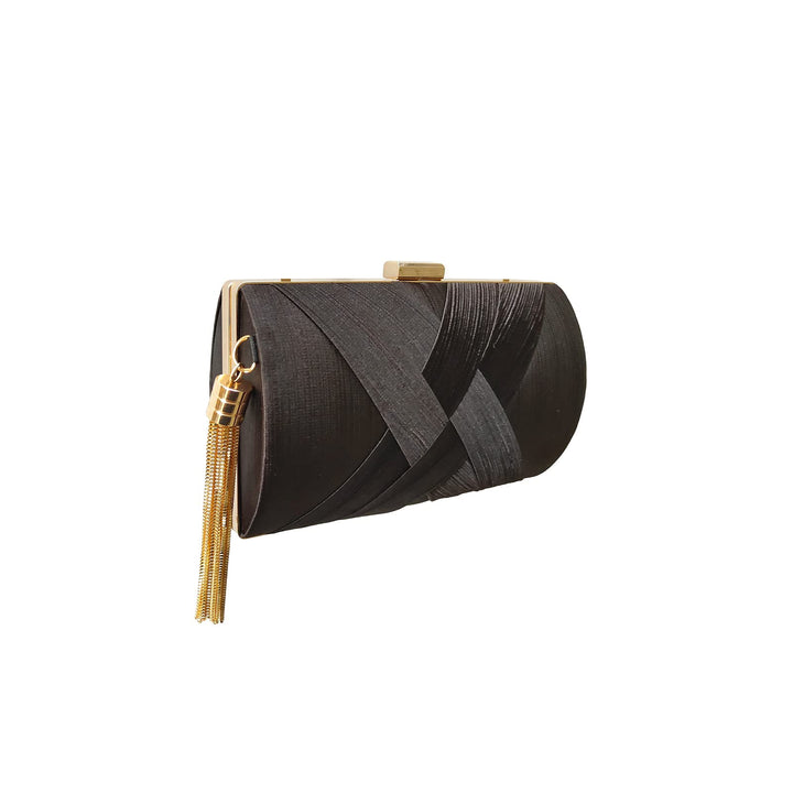 CORIOS Damen Clutch Tasche Abendtasche Fransen Kettentasche Tasche Luxurious Klein Umhängetasche Ele