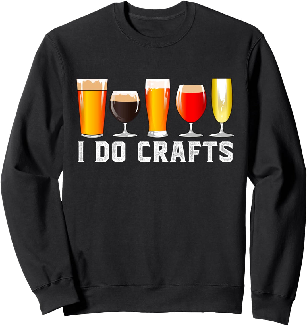 Handwerkliches Bier Vintage-Brauen I Do Crafts Home Brew Fun Sweatshirt