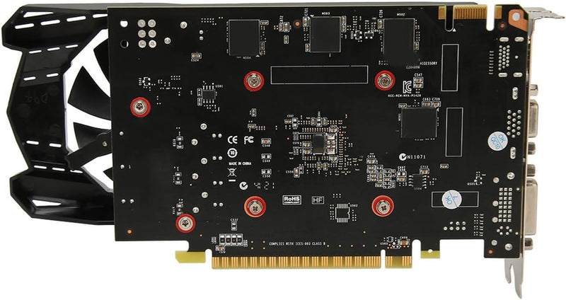 GTX1050Ti 4 GB Grafikkarte, GDDR5, 128 Bit, 700 MHz, Gaming-Grafikkarte mit HDMI-VGA- und DVI-Anschl