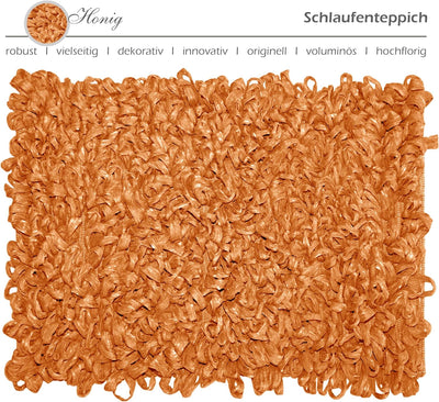 Lashuma kuschel Teppich für Badezimmer Honig Gelb, waschbarer Duschvorleger 50x70 cm 50x70 cm Honig,