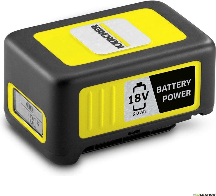 Kärcher Battery Power 18/50, 18 V, 5 Ah (Energieverbrauch 90 Wh, Echtzeitanzeige Akku, Lithium-Ionen