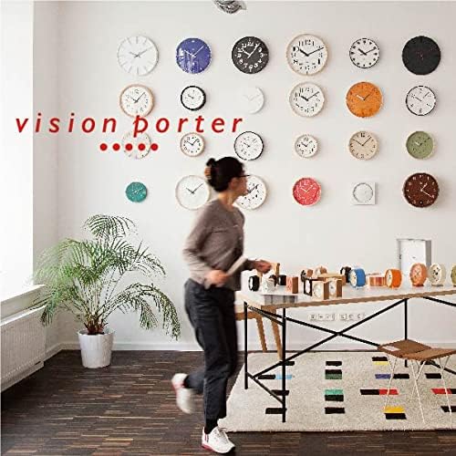 Lemnos Wecker City Pop/Wecker Analog ohne Ticken/Reisewecker in japanischer Qualität aus Holz gefert