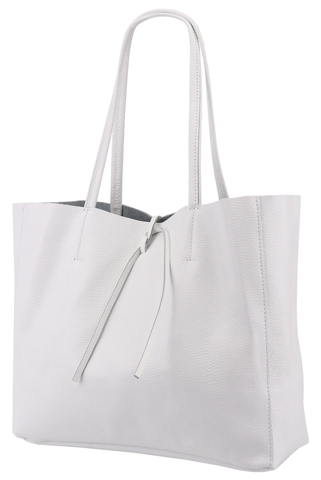 SH Leder ® Damen Echt Rindleder Shopper in Querformat mit Innentasche in vielen Farben Schultertasch