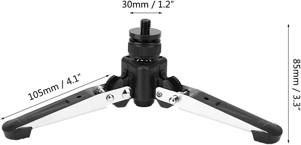 Universal Dreifuss Stützständer Stativ Einbeinstativ Basis mit 3/8 Zoll Befestigungsschraube 3 Kg St