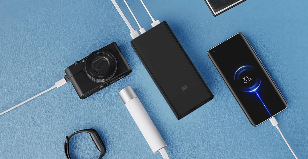 Xiaomi 18W Power Bank – 30000mAh, 18W Schnellladefunktion, lädt 3 Geräte gleichzeitig, Power Deliver