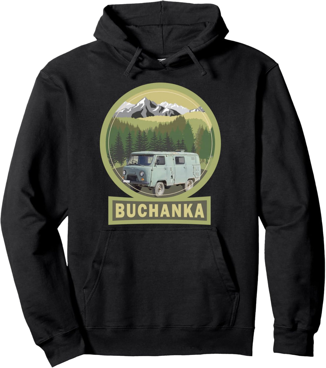 Buchanka Bukhanka UAZ 452 2206 Minivan Camping Pullover Hoodie