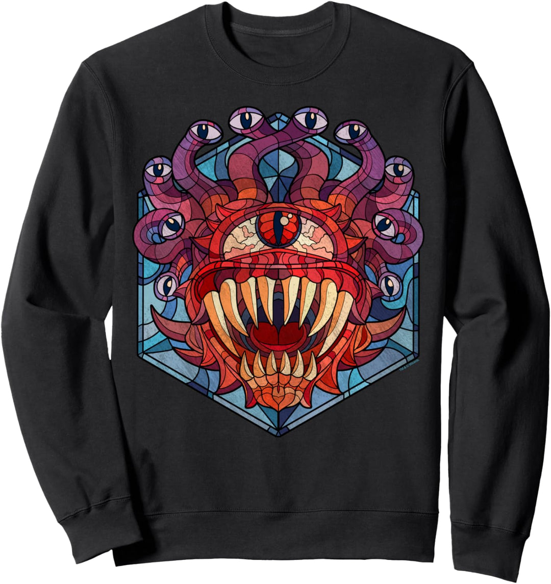 Dungeons & Dragons Beholder Buntglas Sweatshirt