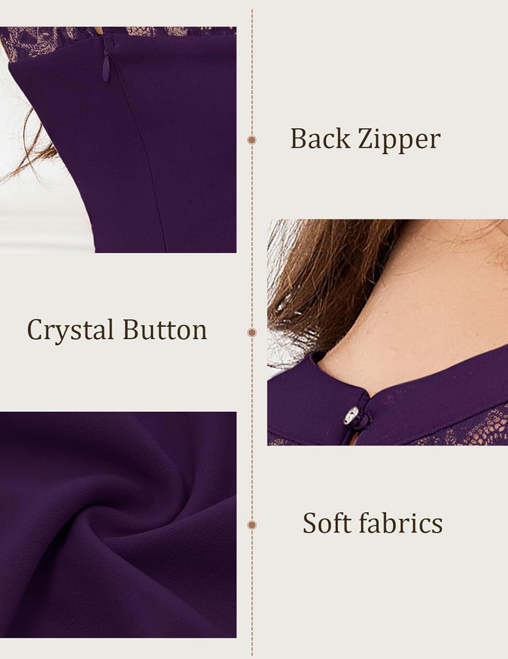 Bbonlinedress Abendkleider elegant für Hochzeit gast festliches Kleid Damen Neckholder Konfirmations