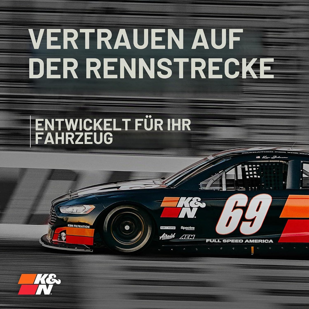 K&amp;N Luftfilter A160 1.3 Turbo 2019-(33-3132), Rot