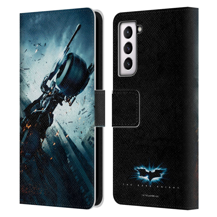 Head Case Designs Offizielle The Dark Knight Batman Batpod Wichtige Kunst Leder-Wallet-Hülle Kompati