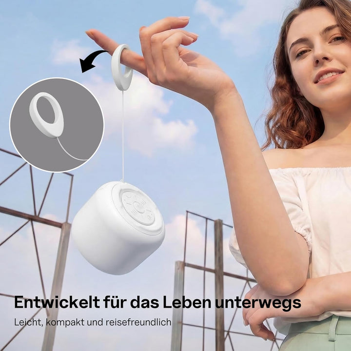 Bobtot Tragbarer Bluetooth-Lautsprecher, kabelloser wasserdichter Lautsprecher mit lautem Stereo-Sou