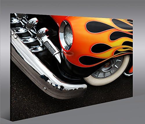 islandburner Bild Bilder auf Leinwand Hot Rod US Cars 1p XXL Poster Leinwandbild Wandbild Dekoartike