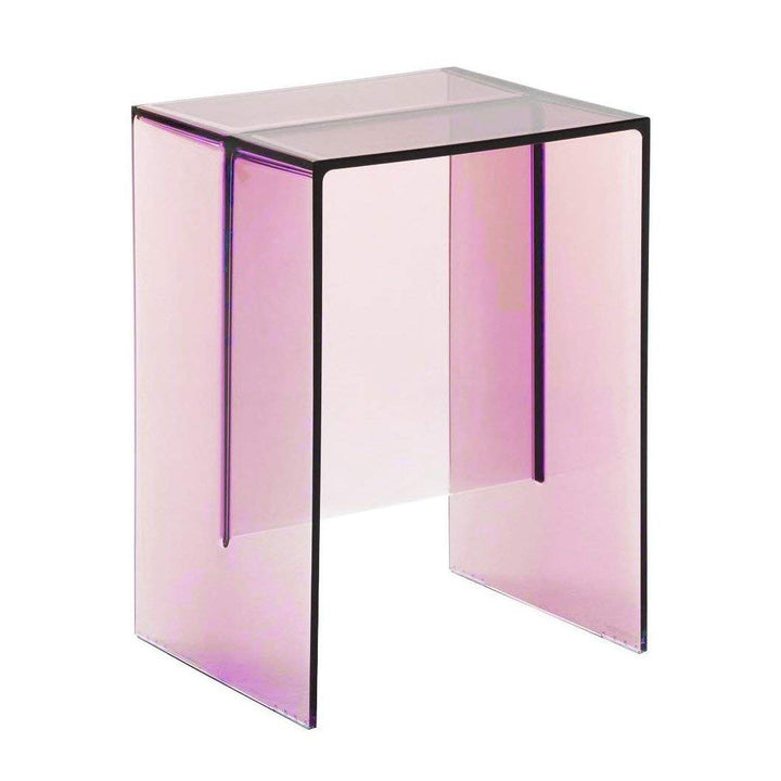 Kartell Max-Beam Hocker/Beistelltisch, Plastik, pink, 27 x 33 x 47 cm Rosa Nude, Rosa Nude