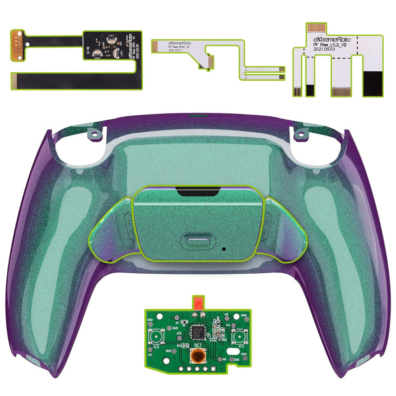 eXtremeRate Chameleon Rise 2.0 Remap-Kit für PS5 Controller BDM-010/020, Upgrade-Board und neu gesta