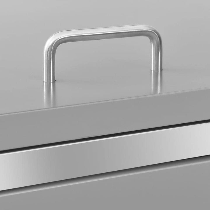 vidaXL Mülltonnenbox für 1 Tonne Abschliessbar Rostfrei Müllbox Mülltonne Mülltonnenverkleidung Müll