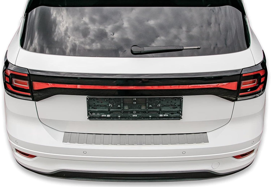 Ladekantenschutz Edelstahl MATT kompatibel für VW T-Cross | BJ ab 2018 | mit Abkantung | premium Qua
