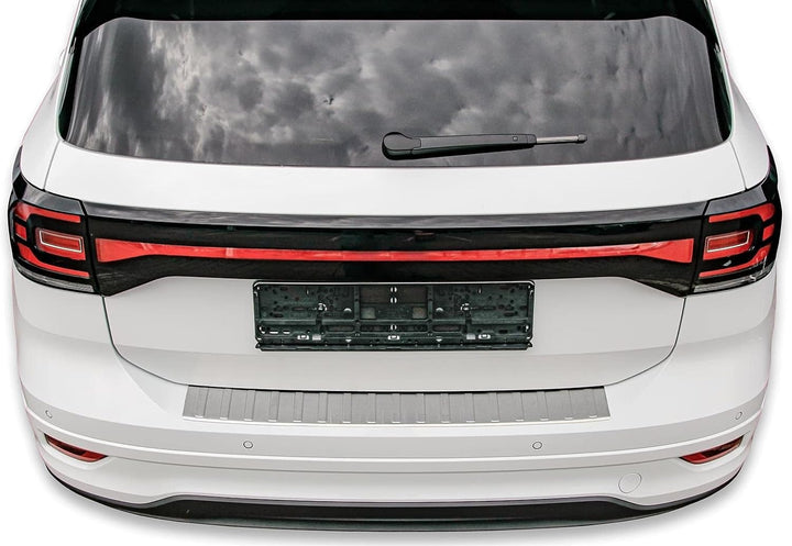 Ladekantenschutz Edelstahl MATT kompatibel für VW T-Cross | BJ ab 2018 | mit Abkantung | premium Qua