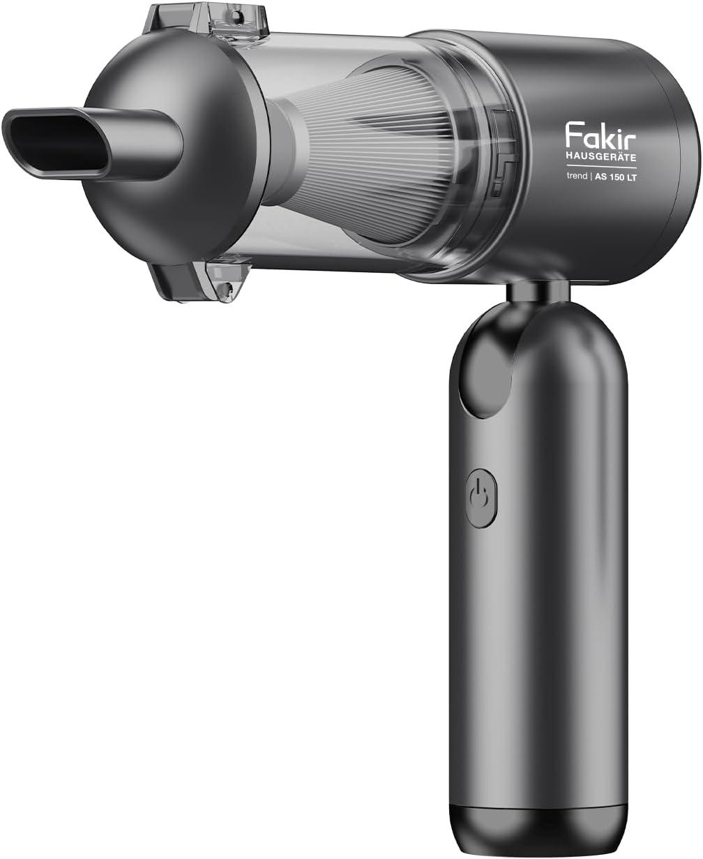 Fakir Trend AS 150 LT – 4in1 Akku Handstaubsauger Kabellos, 120 W BLDC-Motor, 17 kPa Saugleistung, E
