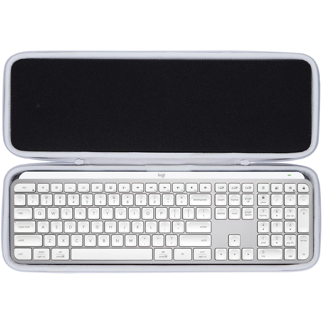 Lebakort Hart Reise Schutz Hülle Etui Tasche für Logitech MX Keys S/MX Keys Illuminated/MX Keys S Pl