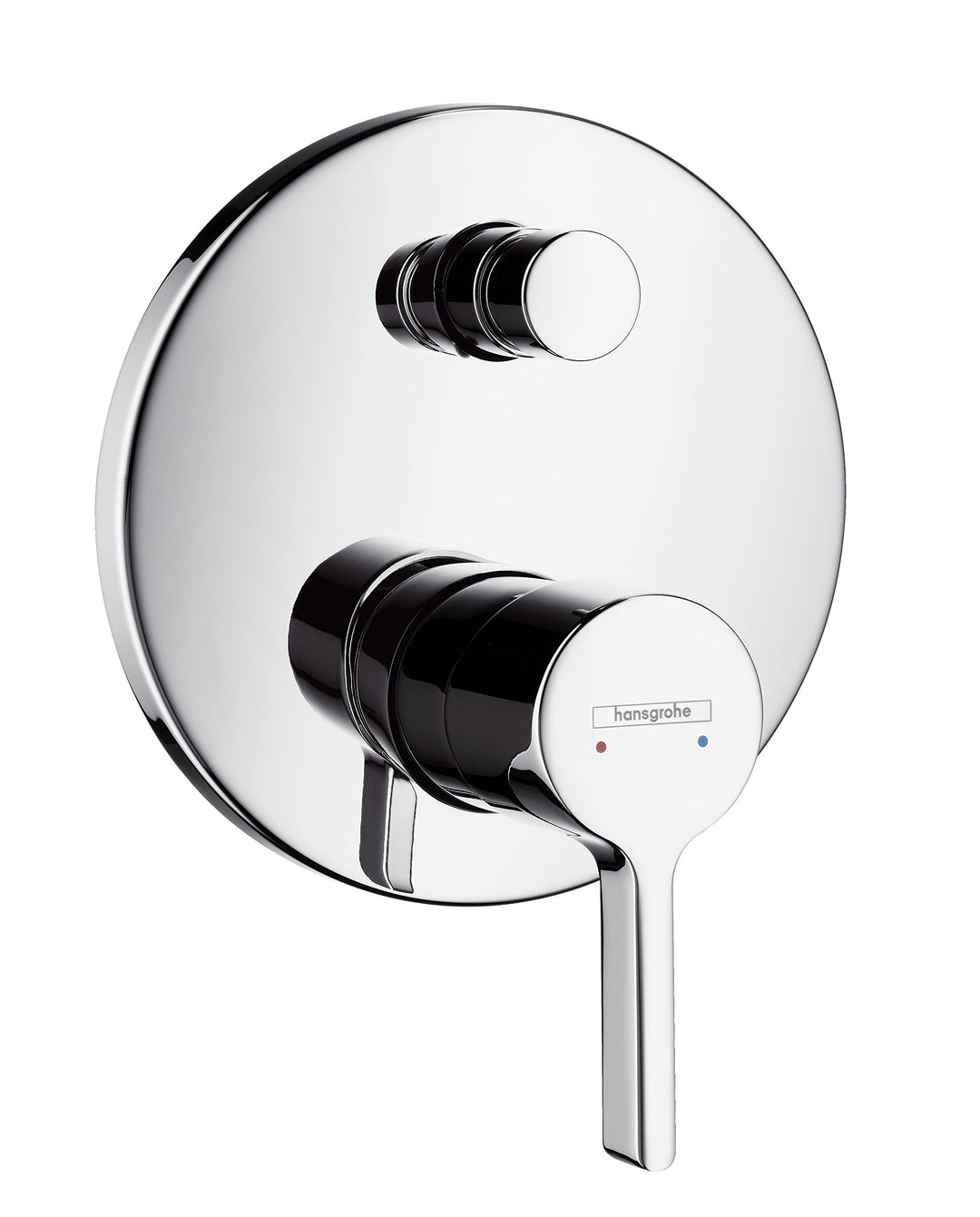 hansgrohe Metris S Unterputz Wannenarmatur, für 2 Funktionen, Chrom Wanne mit integrierter Sicherhei